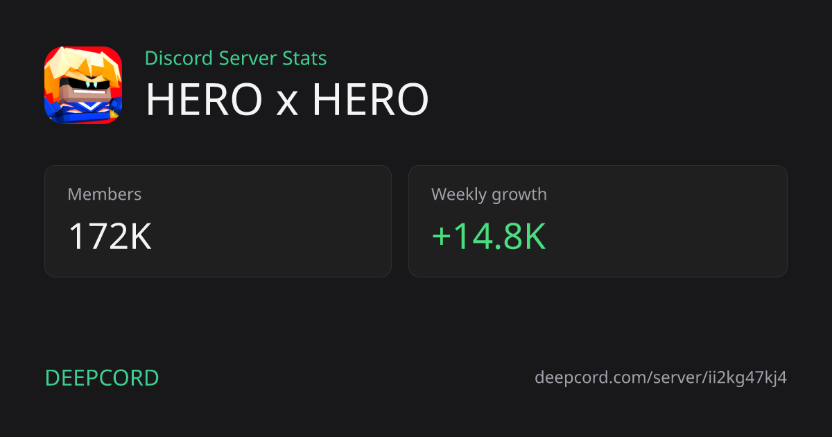HERO x HERO - Discord Server | Deepcord