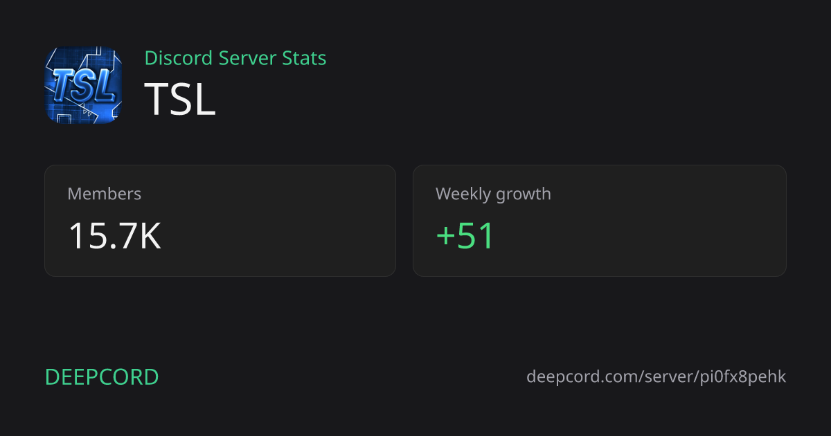 TSL - Discord Server | Deepcord
