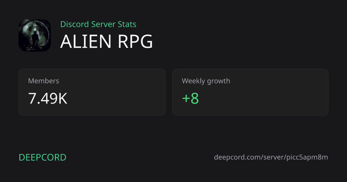 ALIEN RPG - Discord Server | Deepcord