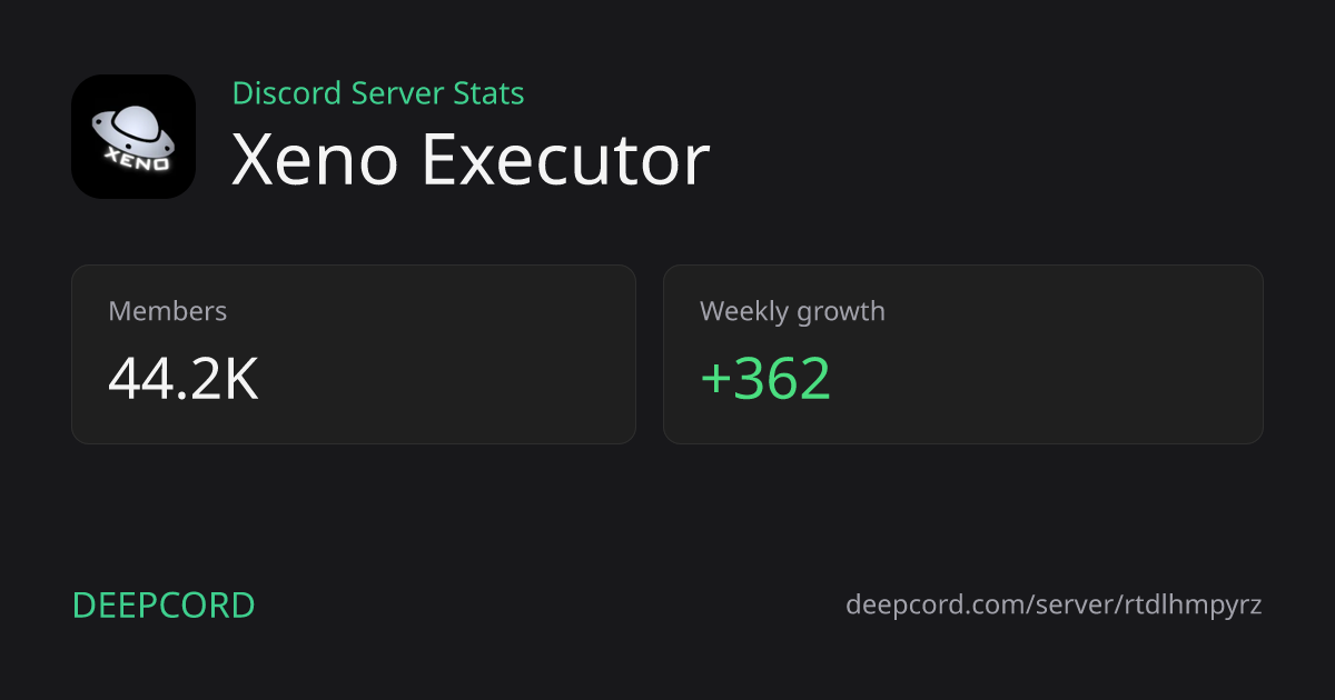 Xeno Executor - Discord Server | Deepcord
